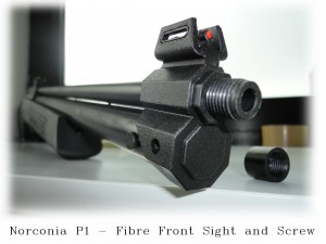 Norconia P1 Fibre Front Sight and Screw