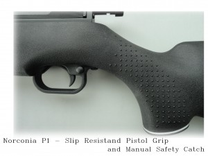 Norconia P1 Slip Resistand Pistol Grip and Manual Safety Catch